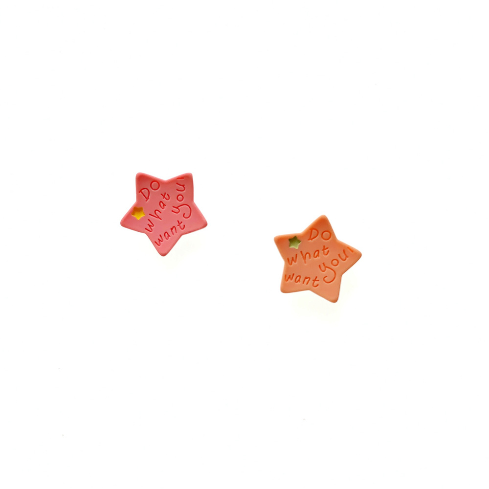 Japanese-style JK star brooches, five-pointed star pins, girlish hair accessories, cute badges, clothes, bags, skirts and accessories Item Picture