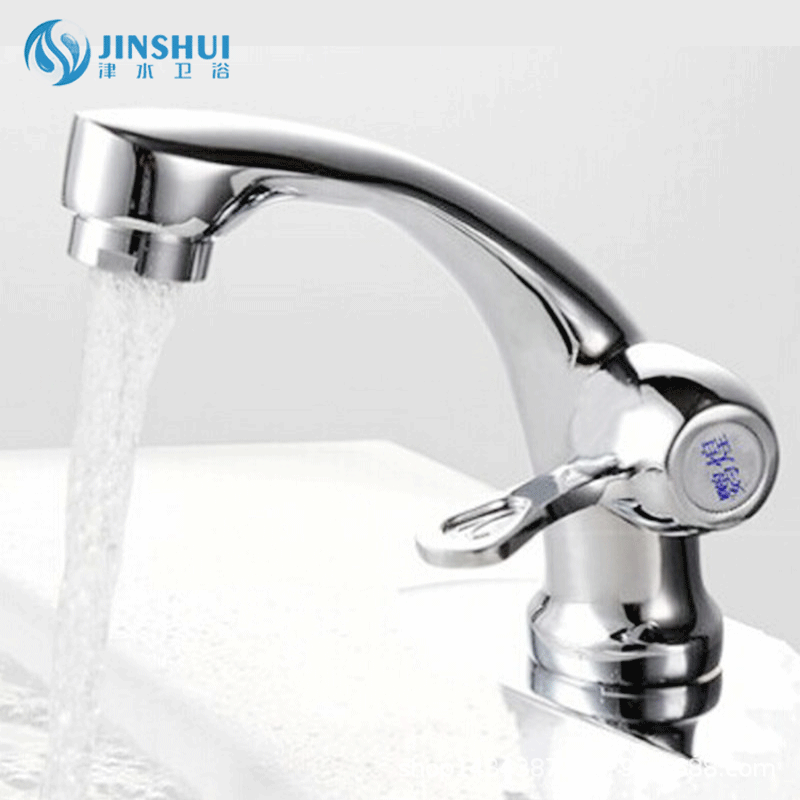 Wholesale zinc alloy vertical single-cooling side-opening washbasin faucets, plumbing and bathroom faucets from the manufacturer