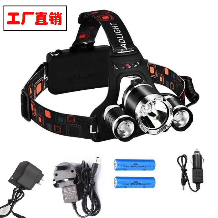 户外led充电头灯/头灯/头灯矿灯产品图