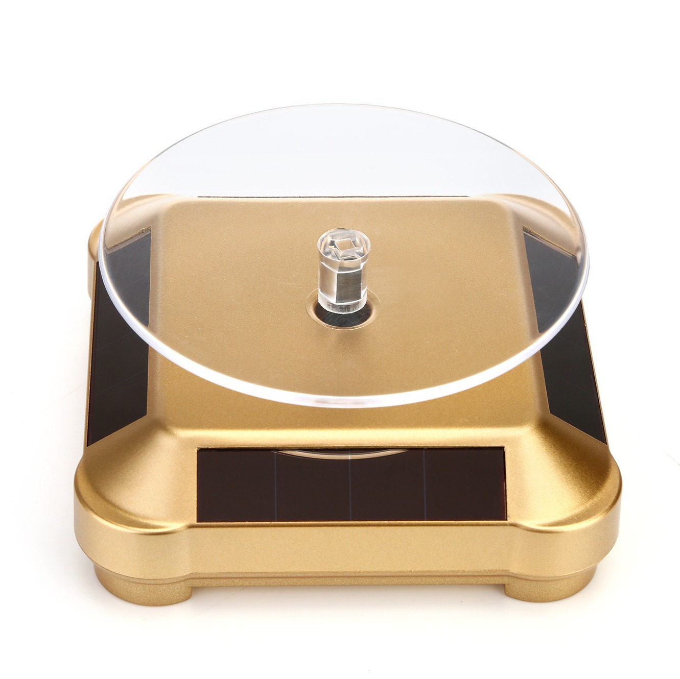 Solar-powered rotating display stand, Baoding jewelry, mobile phone display stand, advertising exhibition equipment Specification image