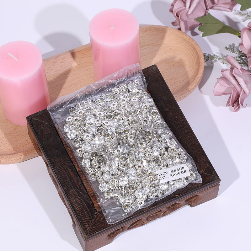 Silver Claw White Diamond Special-Shaped Single Claw Hand Sewing Diamond Glass Jewelry Diy Accessories Glass Crafts Decoration Spot Wholesale Specification drawing