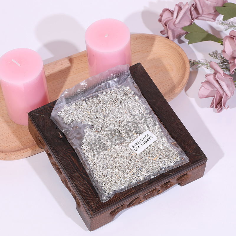 Silver Claw White Diamond Special-Shaped Single Claw Hand Sewing Diamond Glass Jewelry Diy Accessories Glass Crafts Decoration Spot Wholesale details Picture