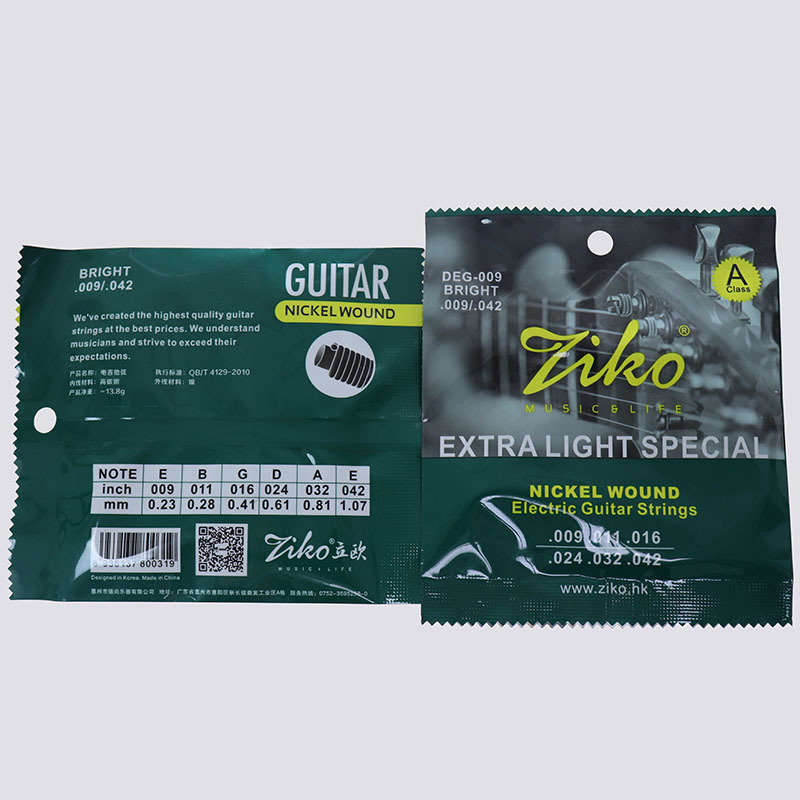 ZIKO正品电吉他琴弦 009琴弦官方授权不锈钢电吉他弦套弦一件批发