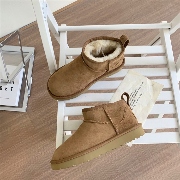 mini ankle boots, Henan Sangpo snow boots, women's snow boots, men's snow boots, fur integrated, Sangpo Village Application Scenario