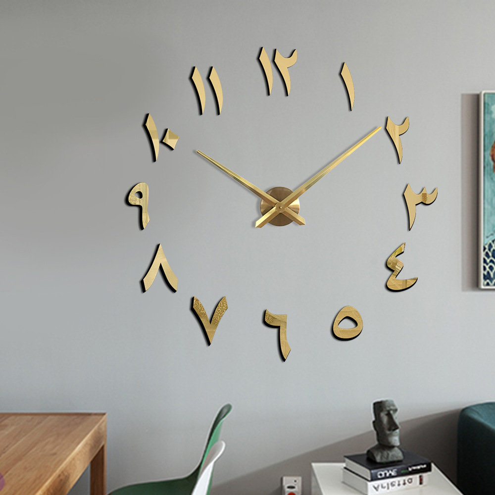 Cross-border Temu best-selling Indian digital wall clock for home decoration DIY acrylic art clock manufacturer wholesale Application Scenario