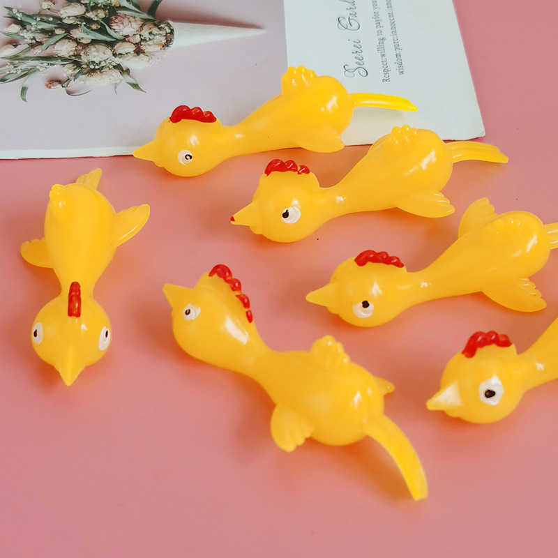 Catapult Turkey Prank Fun Toy Catapult Chick tpr soft material Shooting Slingshot Chick New and Unique factory details Picture