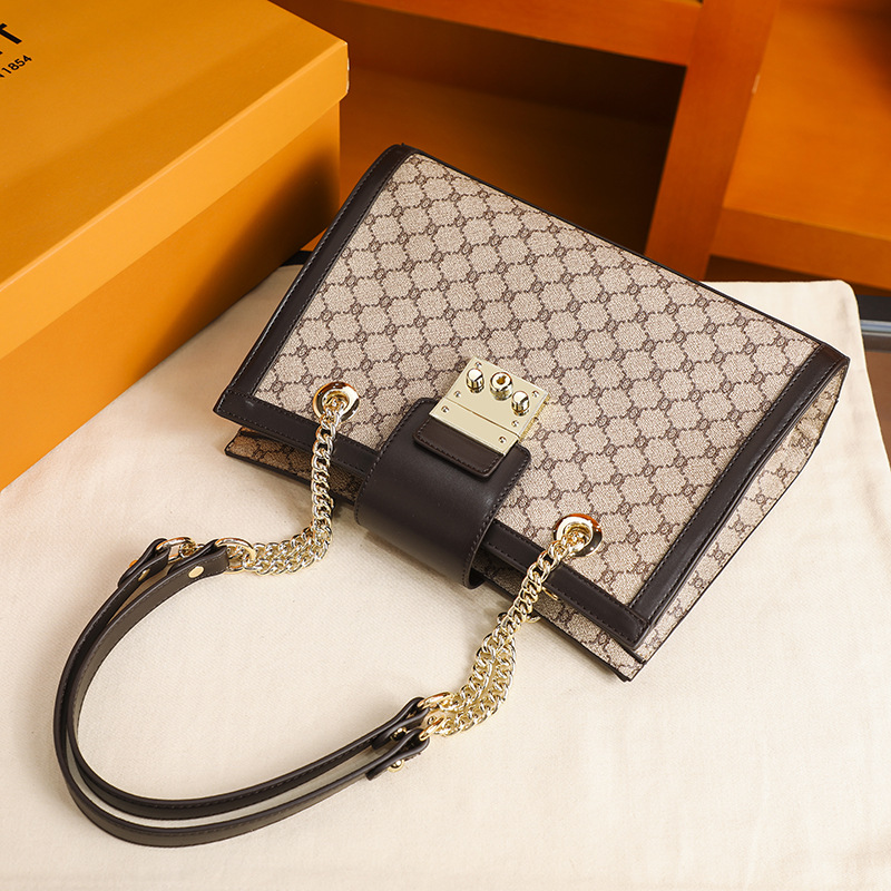 Hong Kong Purchasing Women's Bag 2023 New Leather Women's Bag Chain Underarm Bag Female Brand Authentic Atmosphere Large Capacity Specification drawing