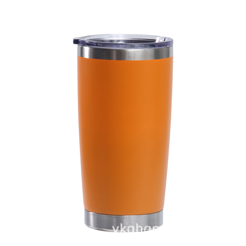 أكواب السيارات في الأمازون 20oz هي مبردة 304 304 من الصلب غير القابل للصدأ، وهي تحتوي على ثلج من البيرة المحملة بطلاء قوس قزح Item Picture