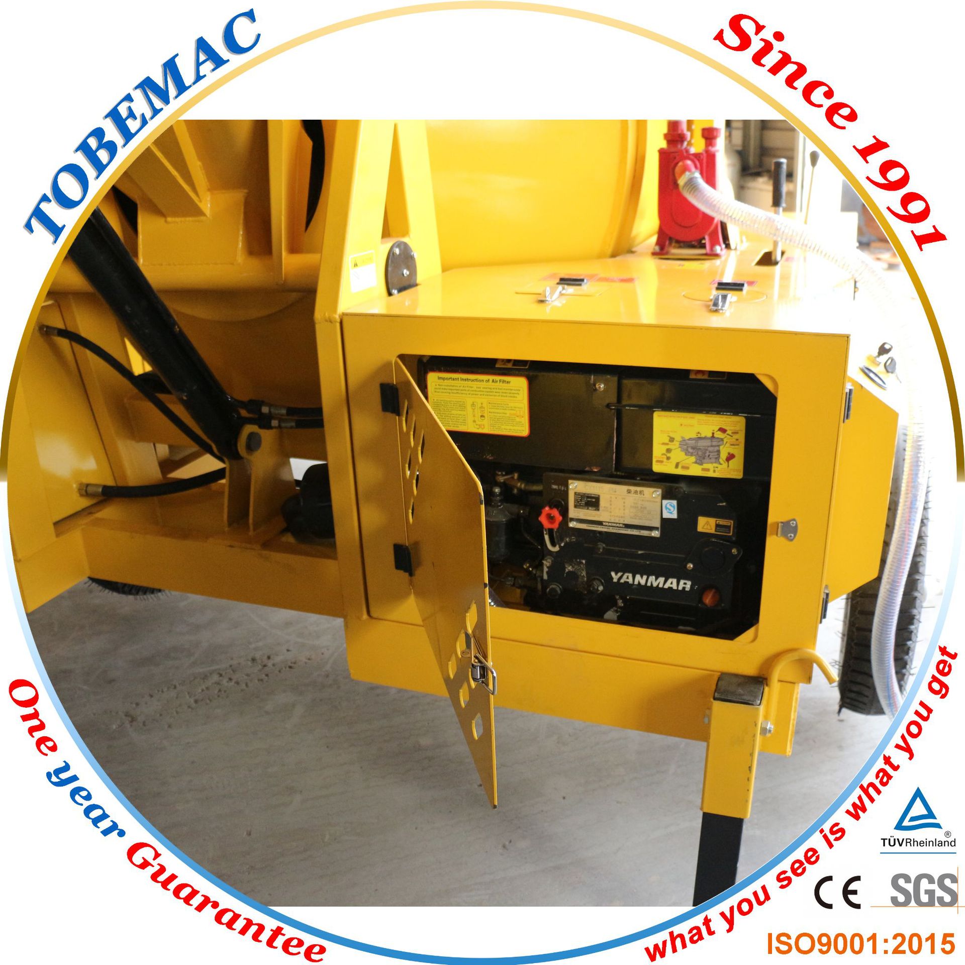 【 Factory Direct Sales 】 500-type concrete mixer JZC gear ring drum mixing equipment Application Scenario