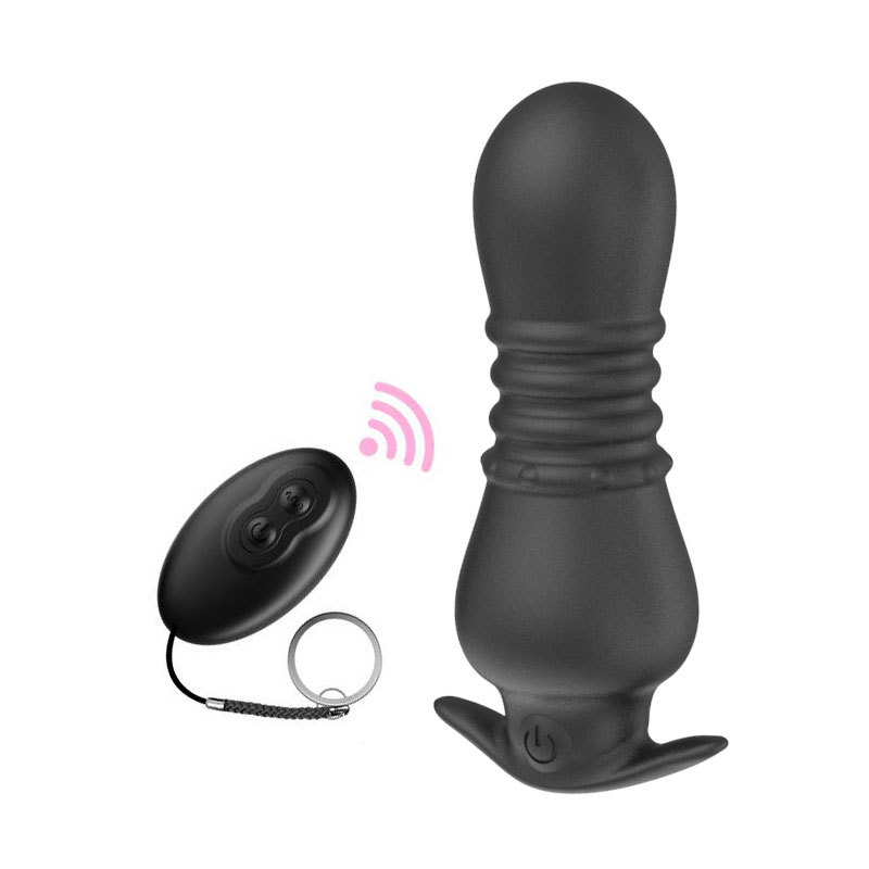 Popular foreign trade products: remote-controlled vibrating prostate massager, anal plug, adult sex toys, toys for men and women details Picture