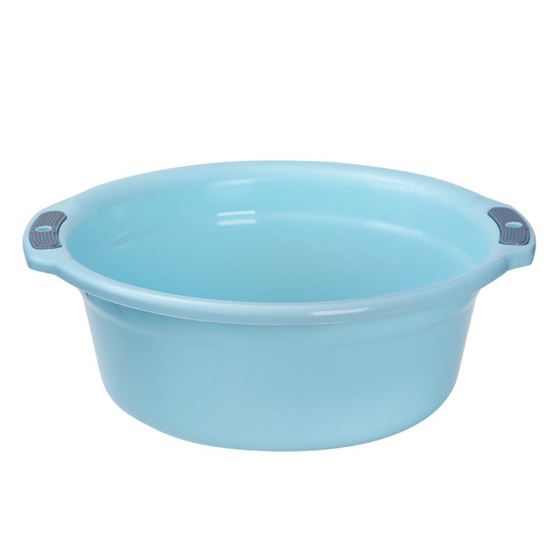 脸盆/可折叠脸盆/塑料洗脸盆/304不绣钢盆旧盆/304盆白底实物图