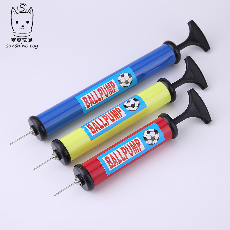 6寸手动篮球迷你打气筒皮球玩具手推便携式小号充气筒配件厂批发