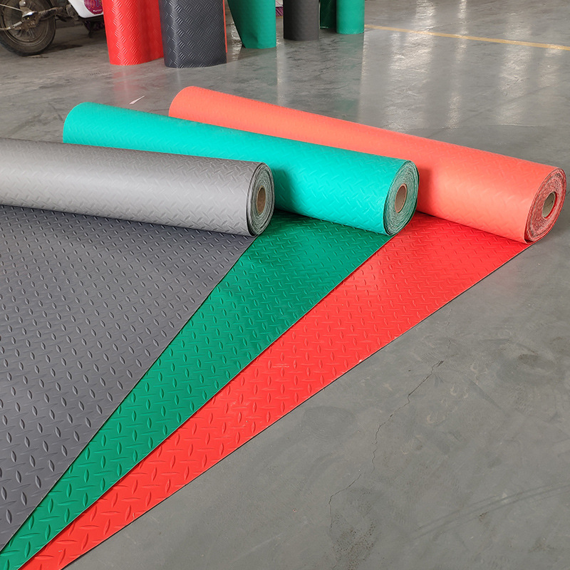 Pvc Floor Mat Plastic Non-Slip Mat Waterproof Carpet Moisture-Proof Rubber Wear-Resistant Stair Floor Mat Covered A Large Area Application Scenario