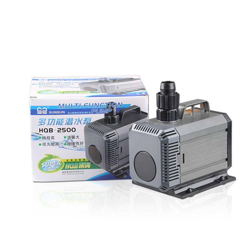 Sensen fish tank water pump, aquarium submersible silent water pumping and Filtering pump, water and land dual-purpose water exchange pump HQB series details Picture