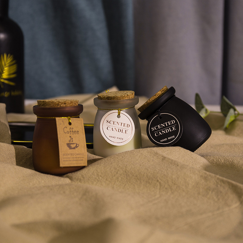 Nordic Aromatherapy Candle Glass With Smoke-Free Ambiance Candle Creative Companion Plant Candle Application Scenario