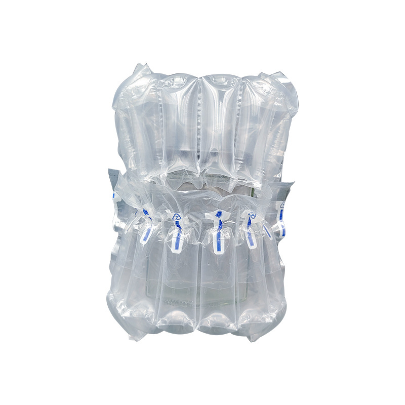 Express air column bag packaging for red wine, milk powder, honey, fruit, air column cushioning, shockproof and anti-drop bubble column in stock Item Picture