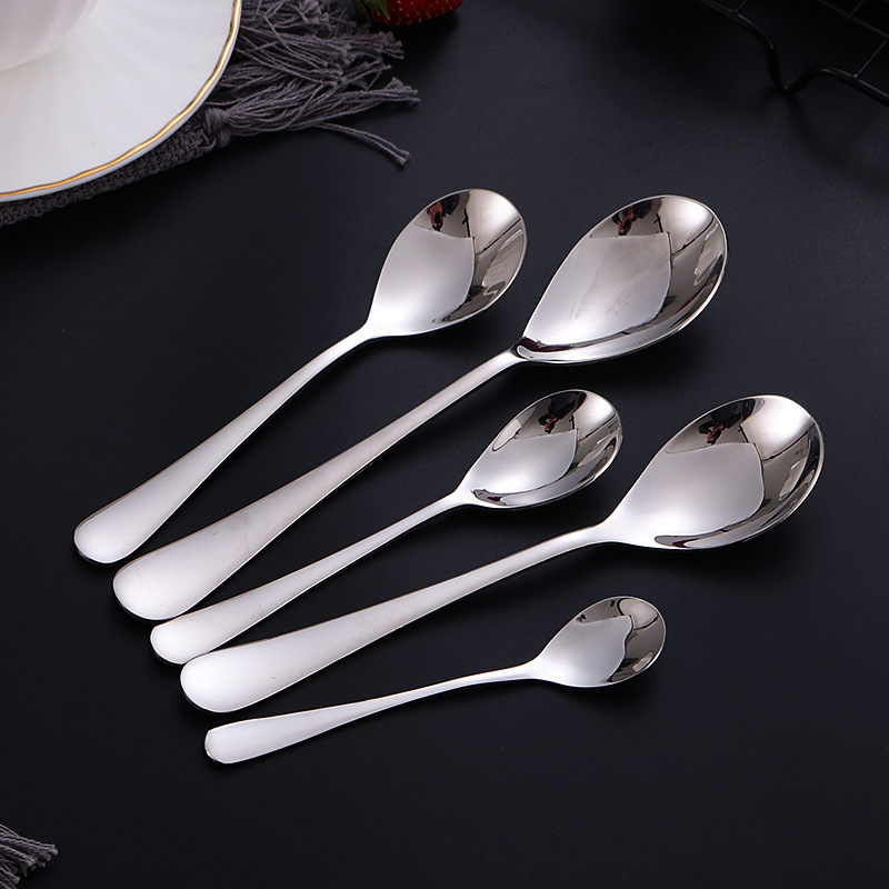 304 Stainless Steel Tableware 1010 Hotel Western Food Thickened Steak Knife Fork Spoon Home Dining Knife Spoon Fork Wholesale details Picture
