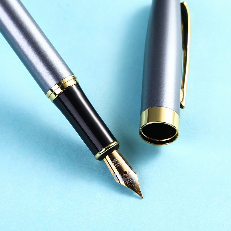 Manufacturer's in-stock practice calligraphy iridium pen, business gift signature pen, gift set pen, can print LOGO Specification image