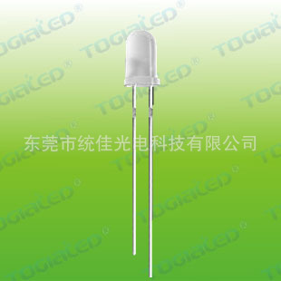 Taiwan Tongjia 3MM through-hole led beads F3, mist-like through-hole LED lights, through-hole red, yellow and green light-emitting diodes details Picture