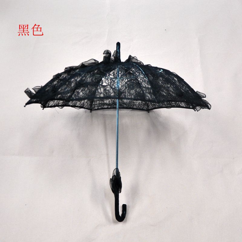 婚庆用品新娘伞 彩色工艺花边蕾丝伞 太阳伞舞台道具儿童伞