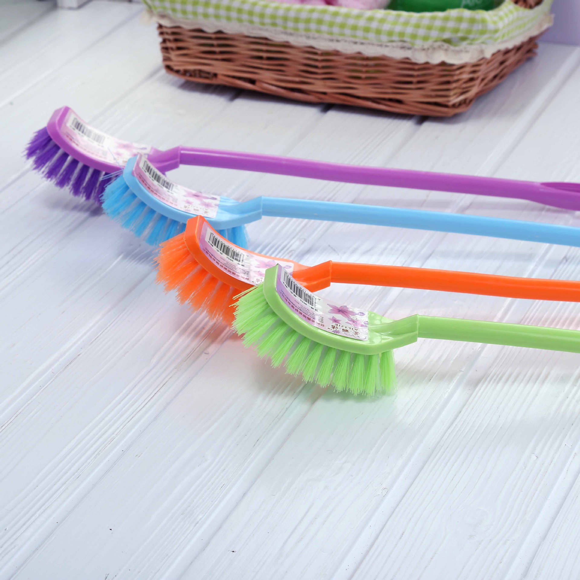 Manufacturers Directly For Plastic Long Handle Cleaning Brush No Dead Corner Toilet Brush Toilet Brush Household Appliances Wholesale Specification drawing