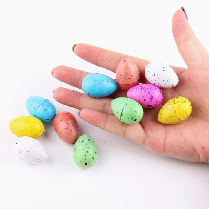 Cool Cool Simulation animal children's creative toys: Dinosaur hatching and resurrection eggs, small rain flower dinosaur eggs Item Picture