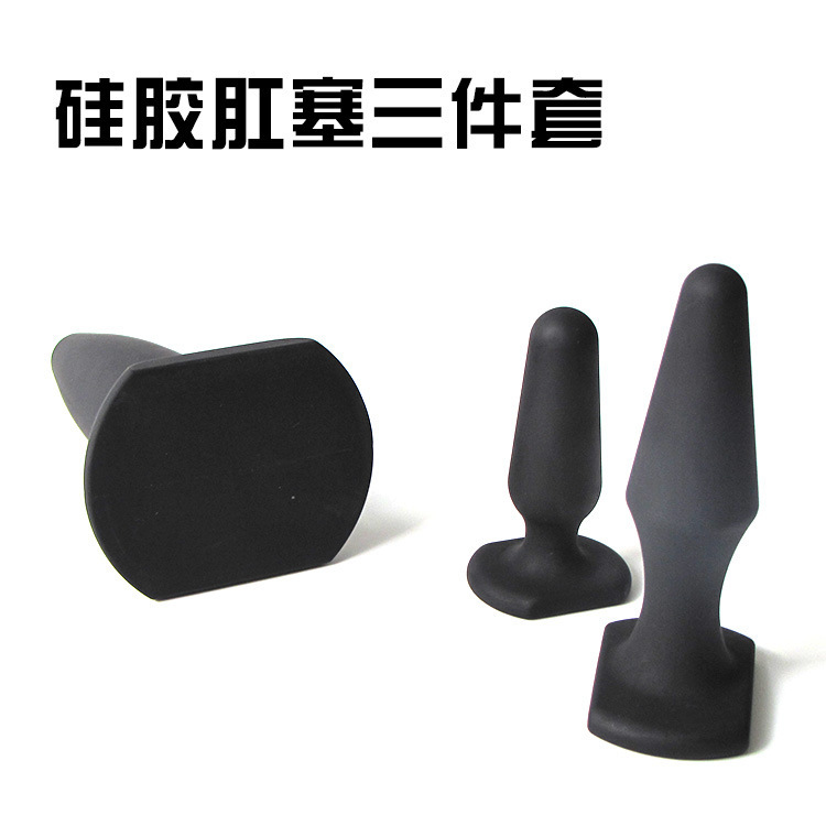 Adult sex and health care products diamond-shaped anal plug three-piece set with a string of beads advanced manufacturer Application Scenario
