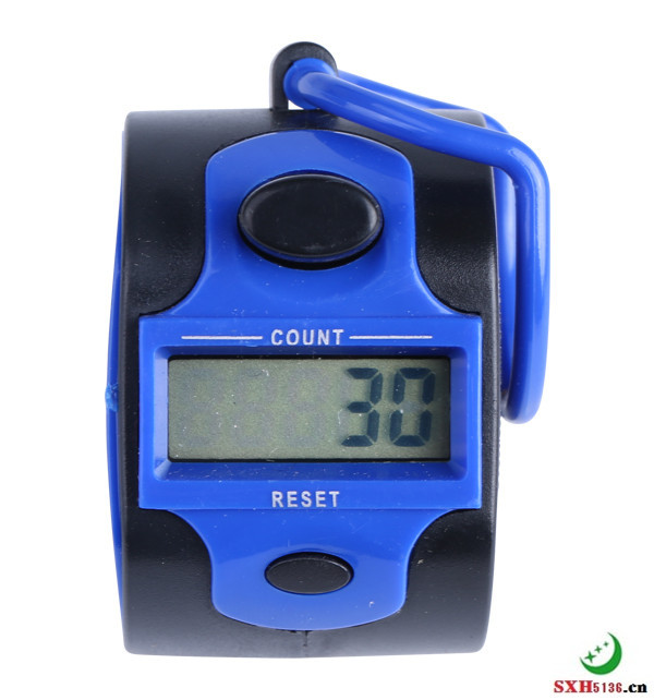 计数器/时间小方计时器/珠子计数器/Muslim/车载电子钟白底实物图