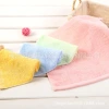 Bamboo fiber small square towels 25*25, baby saliva towels, kindergarten children's towels, bamboo fiber square towel manufacturer wholesale Specification image
