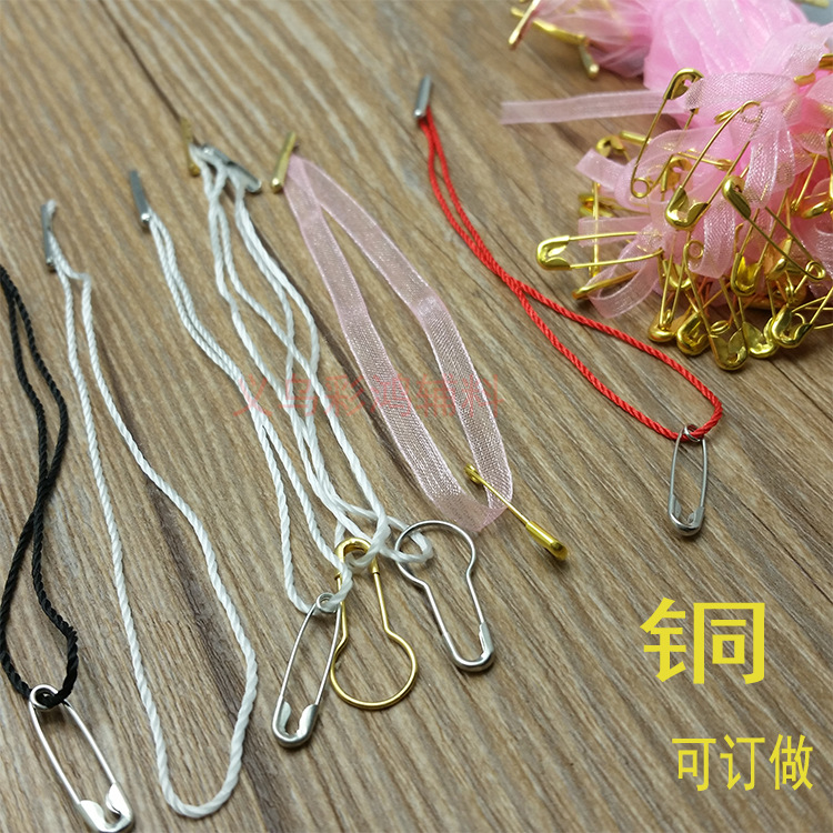 厂家直销供应金银线别针线扣
