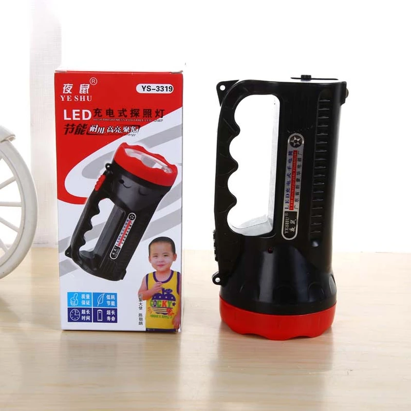 Ten Yuan Shop Supply 12 Lamp Head Hand Lamp 9 Lamp Head Searchlight Hand Patrol Flashlight Night Fishing Lighting