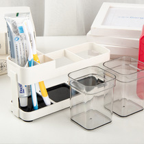 Home Creative toothbrush holder Dental holder Couple Toothbrush holder Two toothbrush holder Travel set Toothbrush holder Double cup