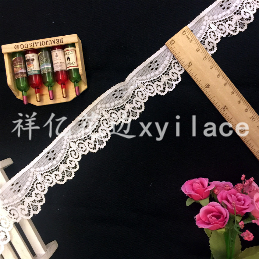 H0855 Elastic lace nylon spandex clothing, underwear, bras, children's clothing accessories are available for wholesale at low prices