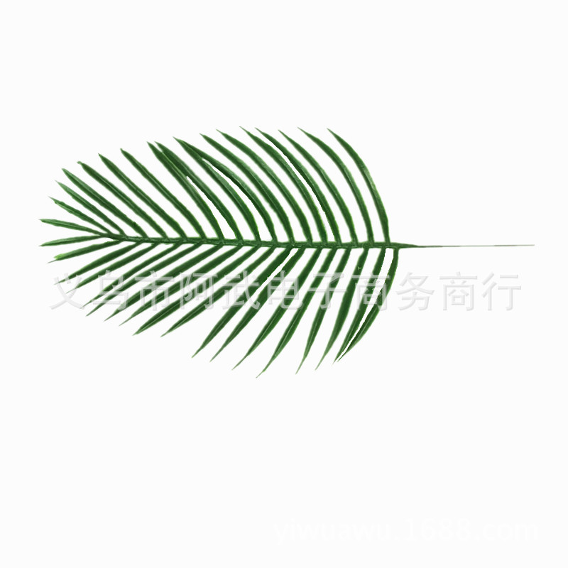 Artificial plant leaf wall decoration plastic single coconut tree leaves Item Picture