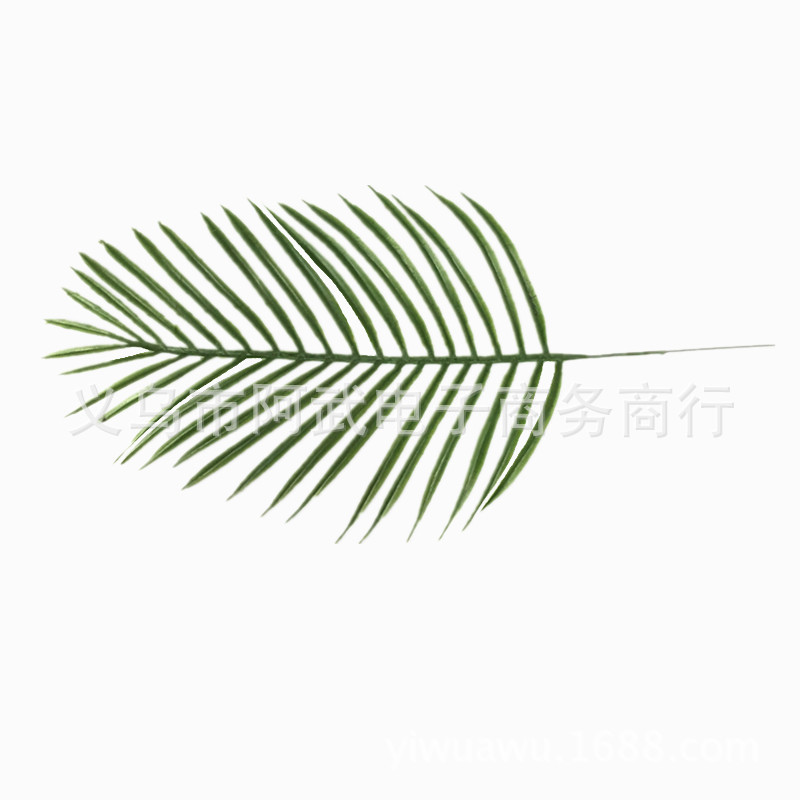 Artificial plant leaf wall decoration plastic single coconut tree leaves Application Scenario