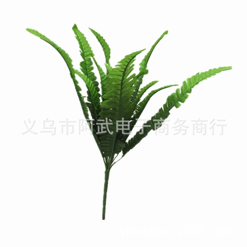 Wholesale of artificial green plants, fern leaves, Persian leaves, engineering greening plants, grass for indoor and outdoor landscaping, and soft decoration plants