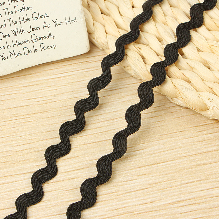 Black DIY lace clothing accessories and home decoration factory direct sales Specification image