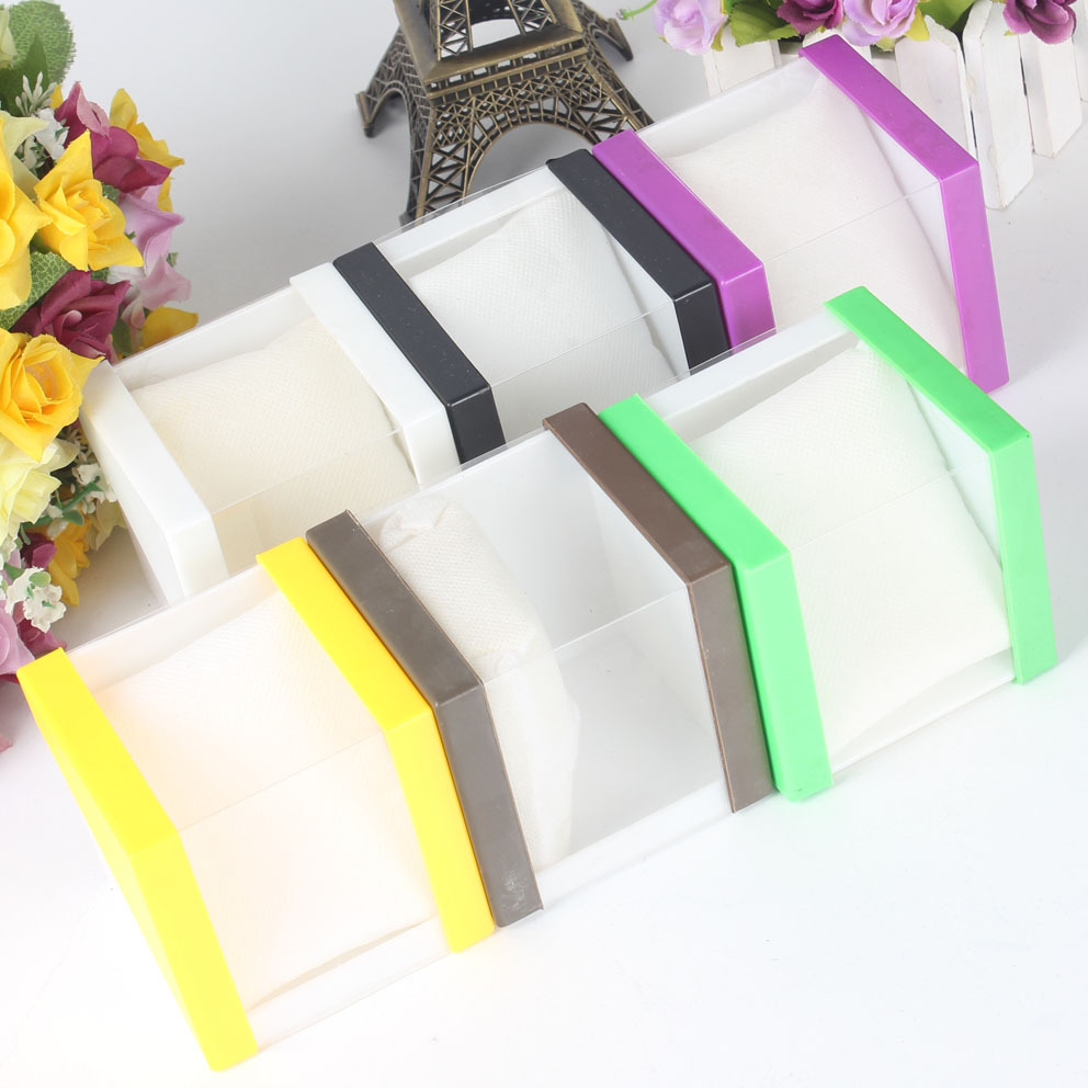 Watch Packaging Box Electronic Korean Version Spot Can Print Logo Transparent Plastic Jewelry Display Storage Jewelry Box details Picture
