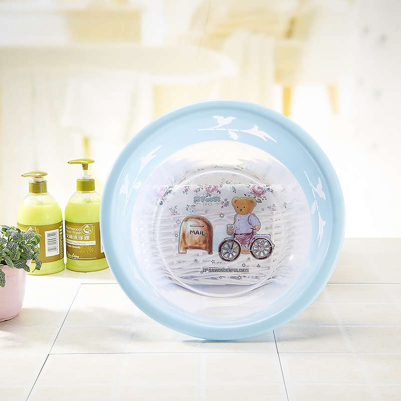 1062 transparent PP material deepened and thickened household plastic washbasin