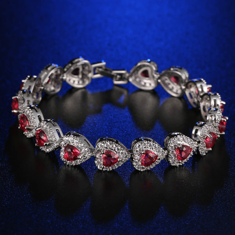 Kashi Factory supplies micro-inlaid copper, gold-plated and platinum bracelets, AAA zircon bracelets for export and wholesale Application Scenario