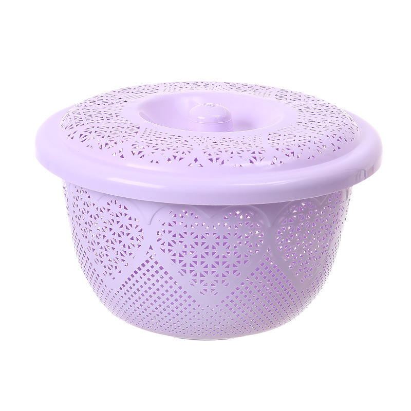 6628 Multi-purpose vegetable washing basket, fruit washing draining basket, water filter screen, extra-large kitchen covered plastic drip basket, fruit basket Specification image