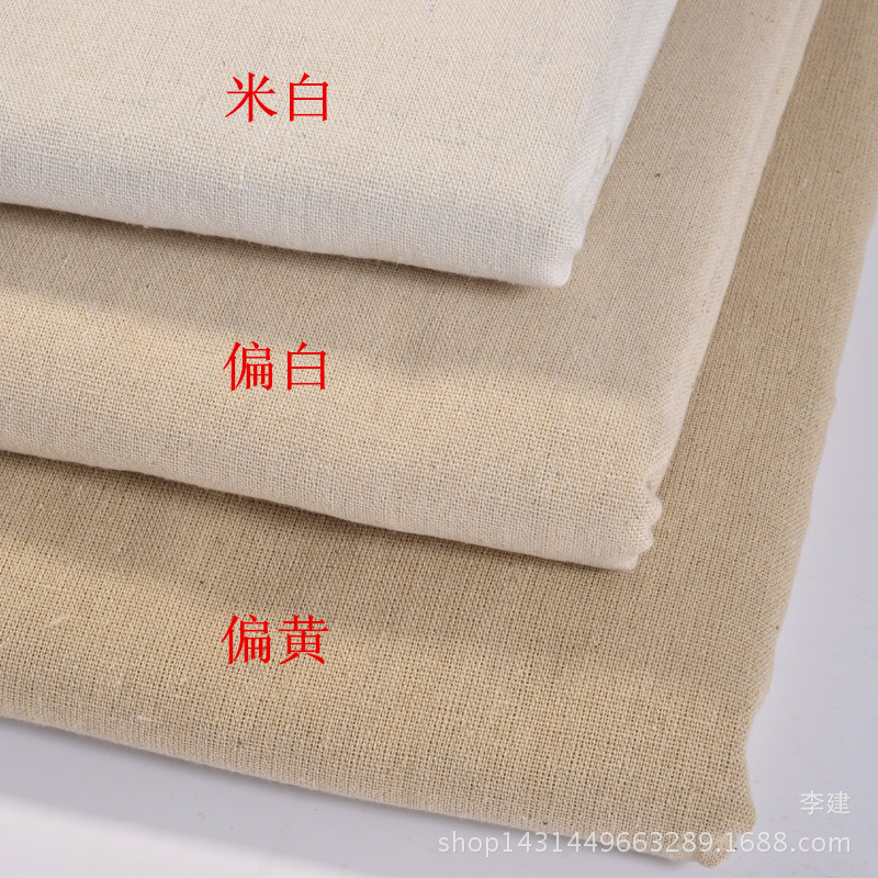 厂家供应 涤棉仿麻面料 麻布印花 亚麻坯布 背景布 工艺品布 印染产品图
