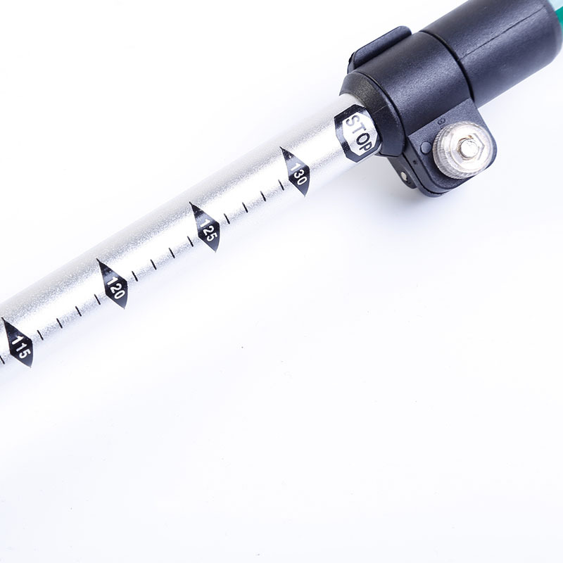 Amazon's New Four-Section External Locking Trekking Pole Telescopic Simple And Convenient Aviation Aluminum Alloy Eva Handle details Picture