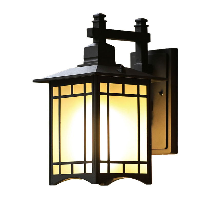 Outdoor balcony waterproof wall lamp European-style retro bedroom bedside lamp corridor corridor outdoor courtyard lamp wall lamp Item Picture