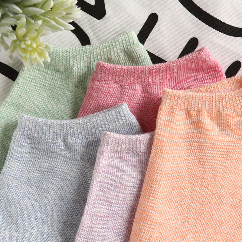 A Generation Of Solid Color Cotton Socks For Women Boat Socks Shallow Mouth Plus Size Gift For Women Socks Zhuji Socks Wholesale Specification drawing