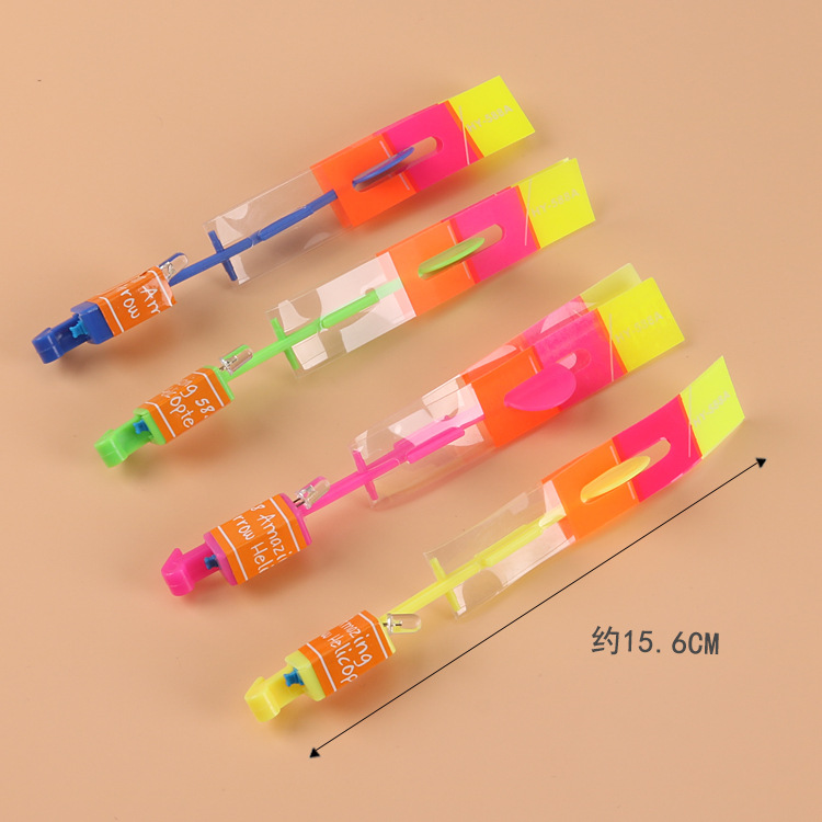 Flashing slingshot, flying arrow, glowing bamboo dragonfly toys, flying fairy, slingshot whistle, flying arrow, street stall, night market wholesale Application Scenario