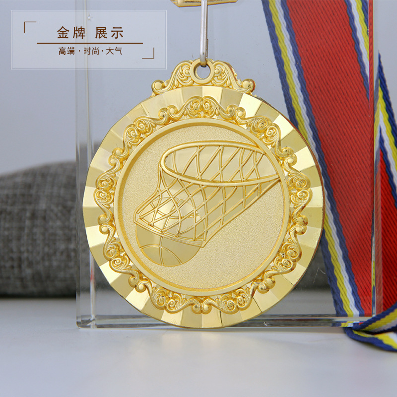篮球比赛奖牌体育金银铜勋章校园运动会俱乐部比赛奖牌厂家批发