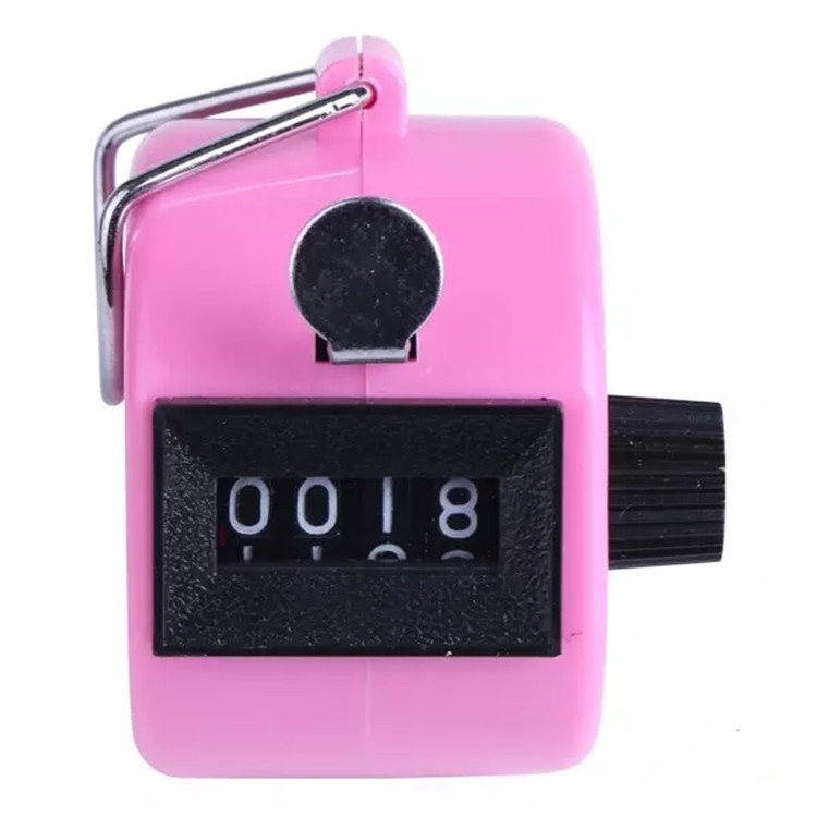 Factory direct sales manual counter/plastic shell color counter/hand-press mechanical counter, 8 colors available Item Picture