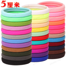 Thickened, seamless, trendy ponytail hair band, large Korean version, high-elasticity black bun hairstyle, towel band, leather band hair tie pic 9