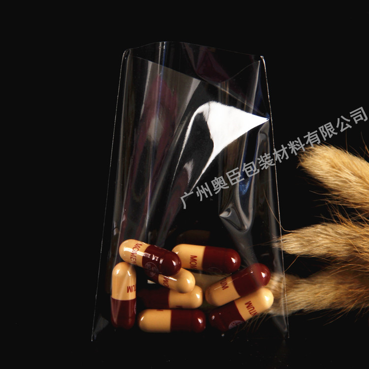 OPP flat bag accessories, transparent plastic bags, clothing packaging bags, dust-proof plastic bags, 100 pieces at price Specification image
